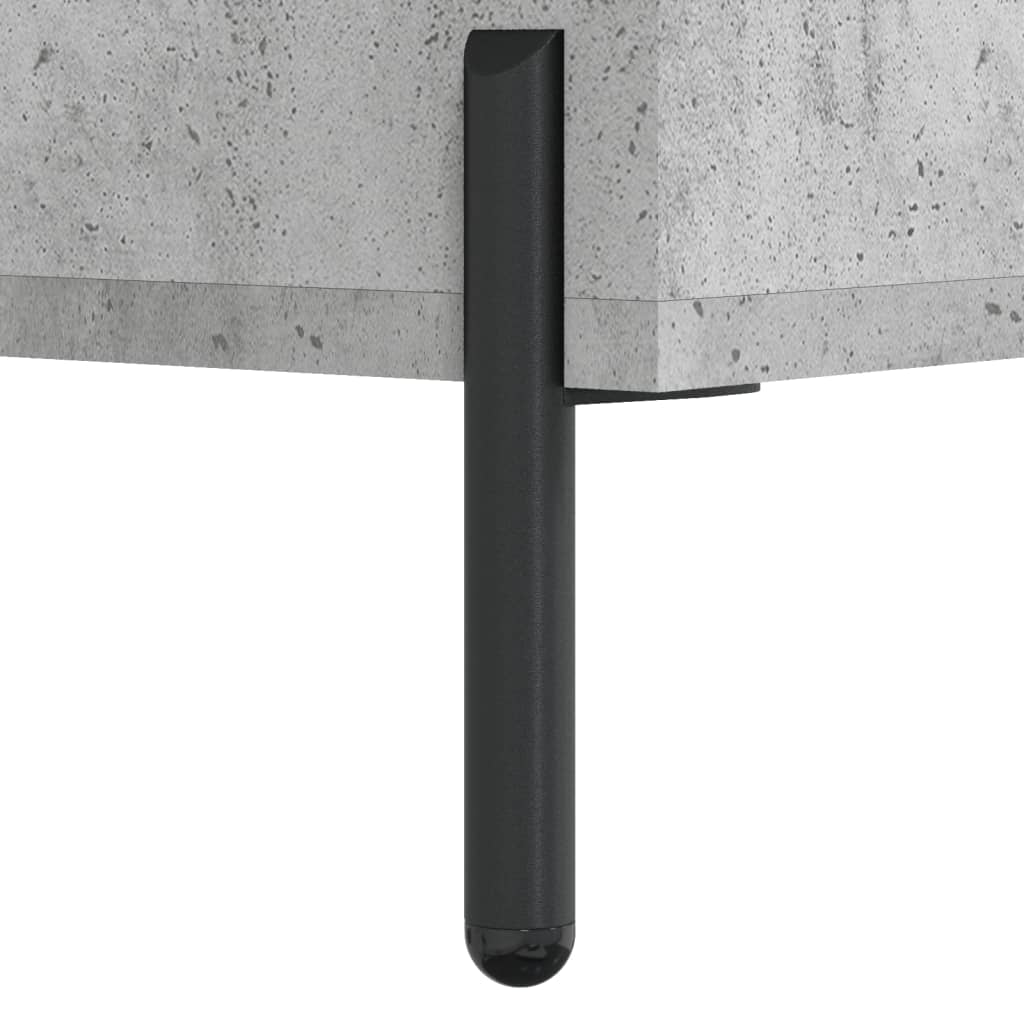 Dulap înalt, gri beton, 69,5x34x180, lemn compozit GartenMobel Dekor