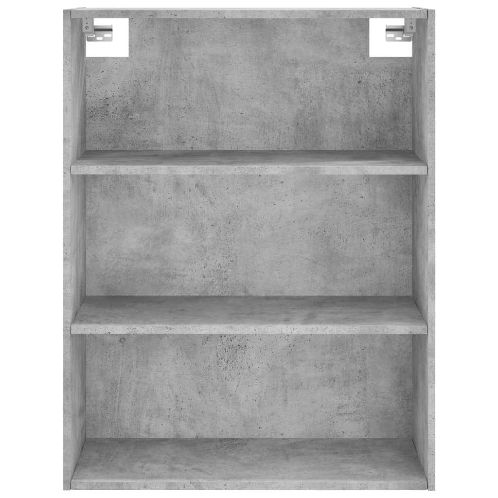 Dulap înalt, gri beton, 69,5x34x180, lemn compozit GartenMobel Dekor