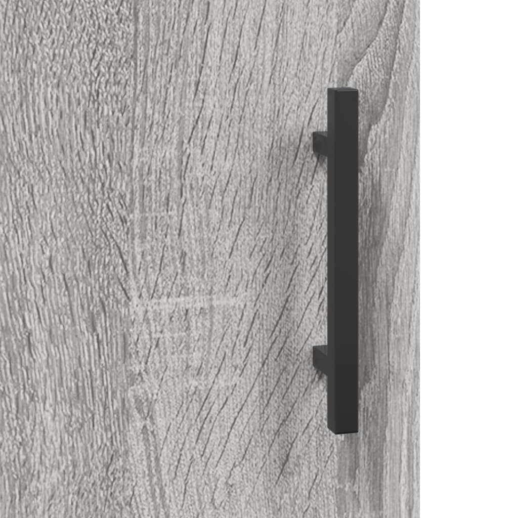 Dulap înalt, gri sonoma, 69,5x34x180 cm, lemn compozit GartenMobel Dekor