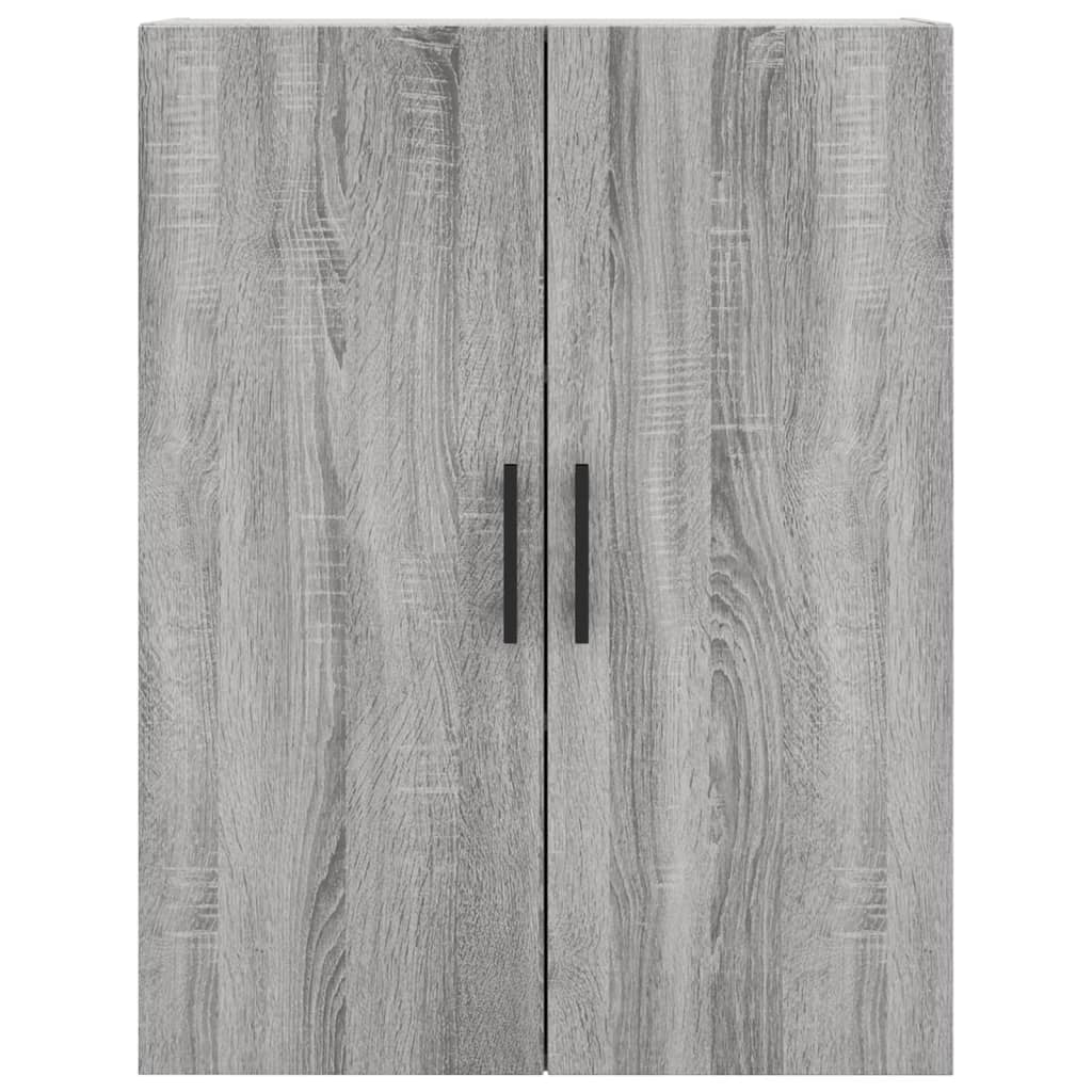Dulap înalt, gri sonoma, 69,5x34x180 cm, lemn compozit GartenMobel Dekor
