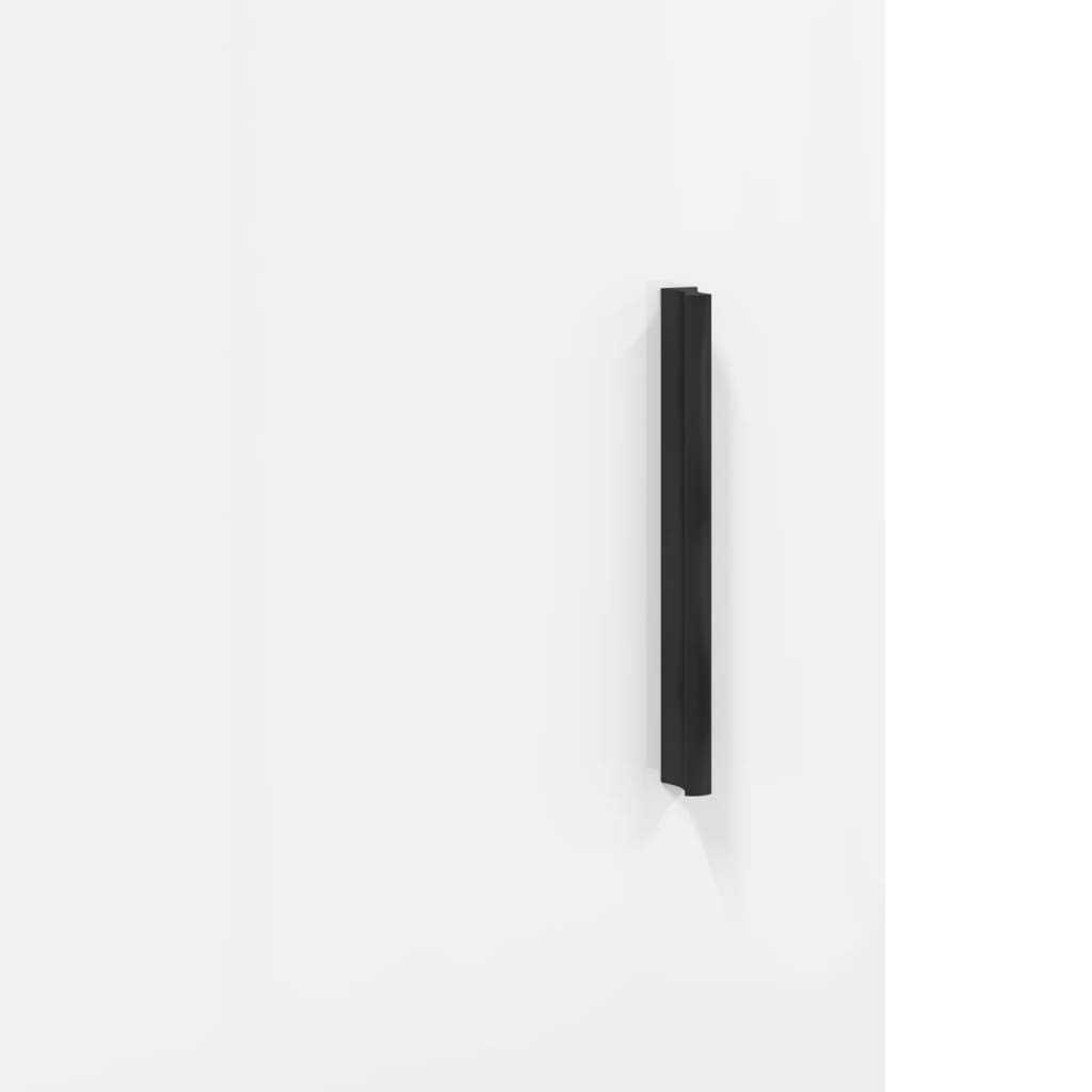 Dulap înalt, alb, 34,5x34x180 cm, lemn prelucrat GartenMobel Dekor