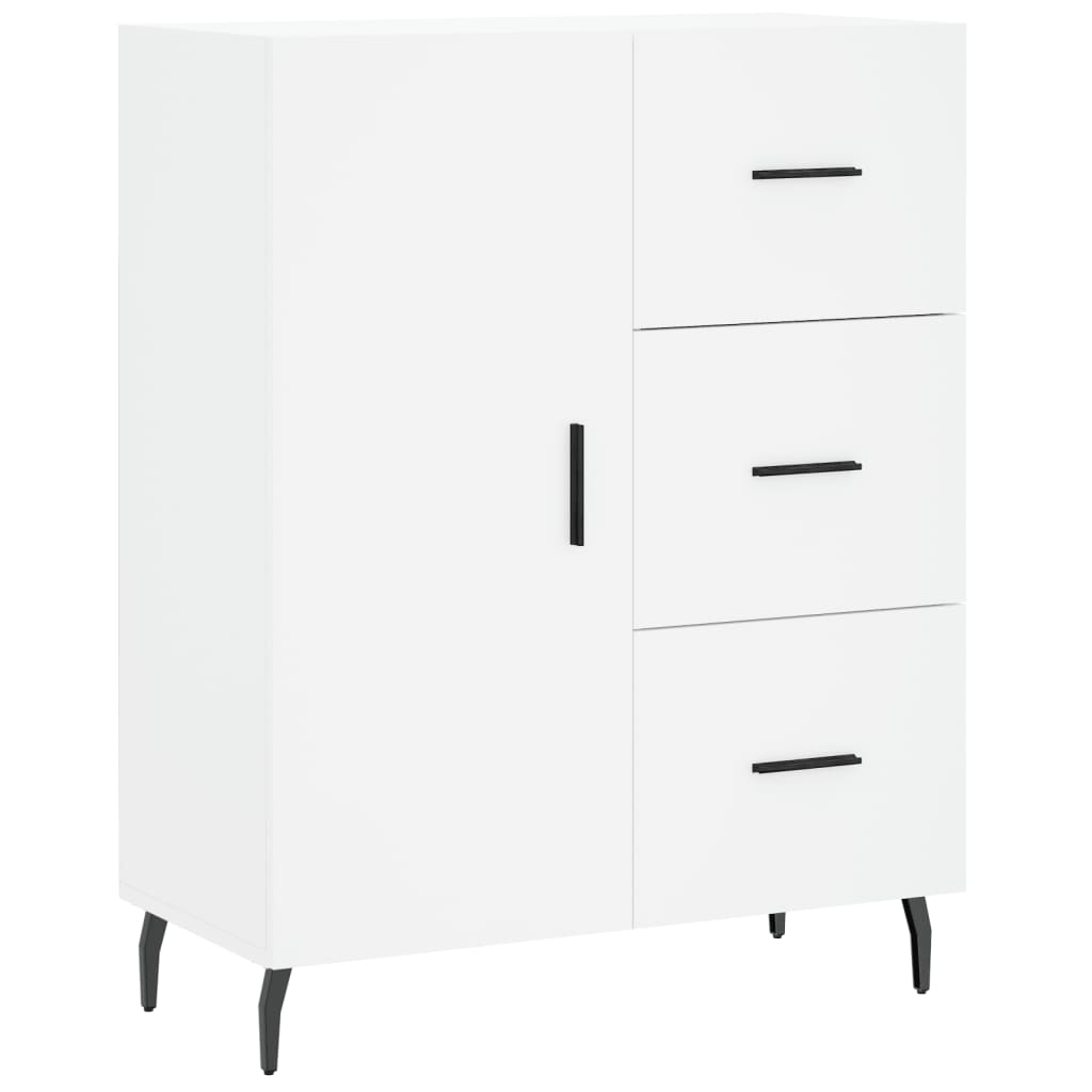 Dulap înalt, alb, 69,5x34x180 cm, lemn compozit GartenMobel Dekor
