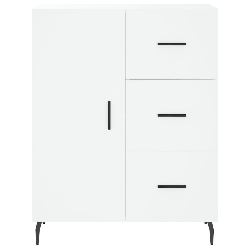 Dulap înalt, alb, 69,5x34x180 cm, lemn compozit GartenMobel Dekor