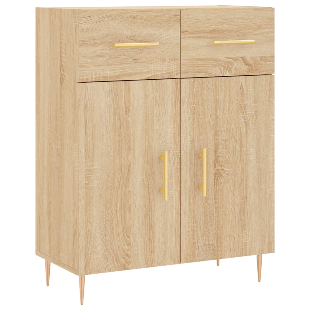 Dulap înalt, stejar sonoma, 69,5x34x180 cm, lemn compozit GartenMobel Dekor