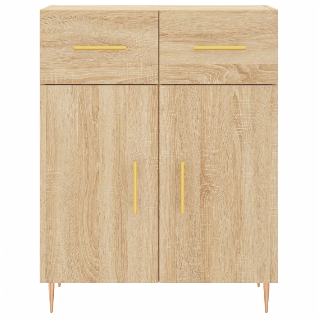 Dulap înalt, stejar sonoma, 69,5x34x180 cm, lemn compozit GartenMobel Dekor
