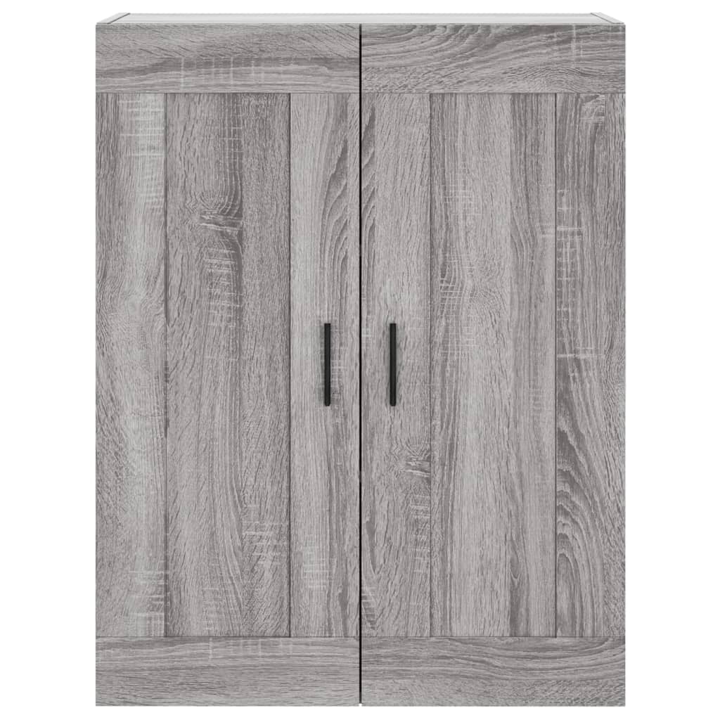 Dulap înalt, gri sonoma, 69,5x34x180 cm, lemn compozit GartenMobel Dekor