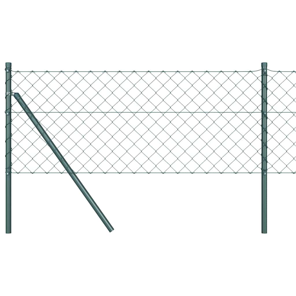 Set de Stâlpi de Gard Verde 0.6 x 25 m Oțel Galvanizat GartenMobel Dekor