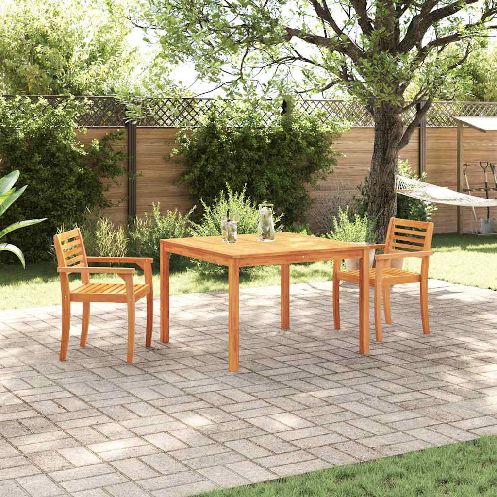Set Dining Grădină 3 pcs Maro 110 x 110 x 75 cm GartenMobel Dekor
