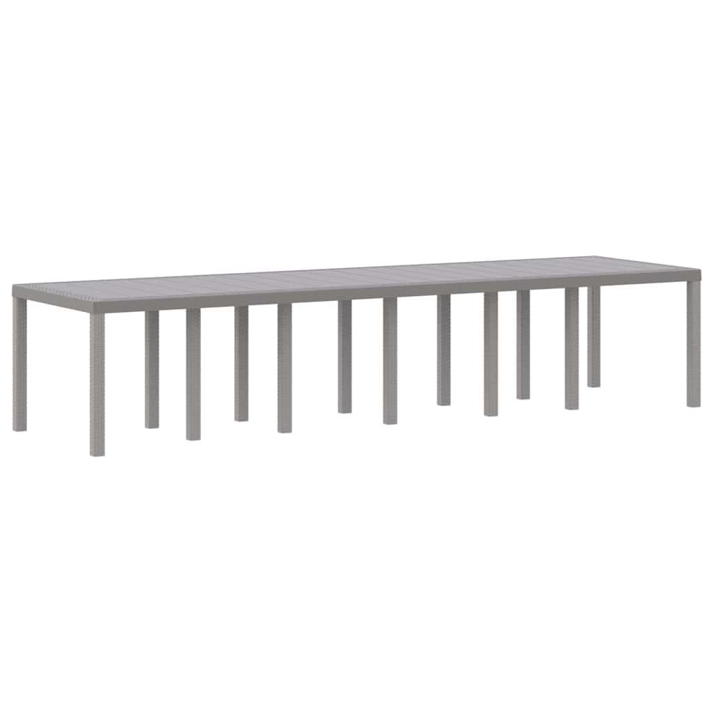 Set mese pentru grădină 15 pcs Gri deschis mare GartenMobel Dekor