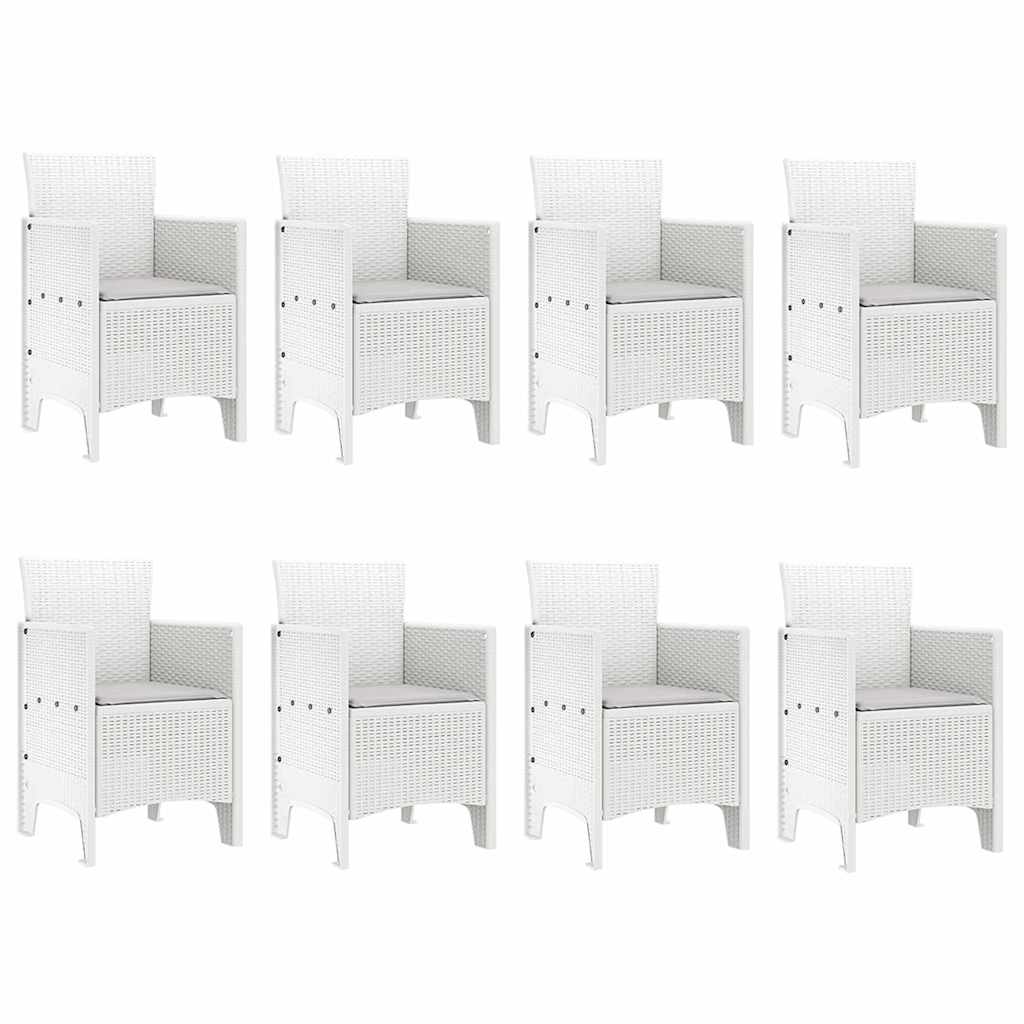 Set Mâncare Grădină 9 pcs Gri deschis 250 x 100 x 73 cm GartenMobel Dekor