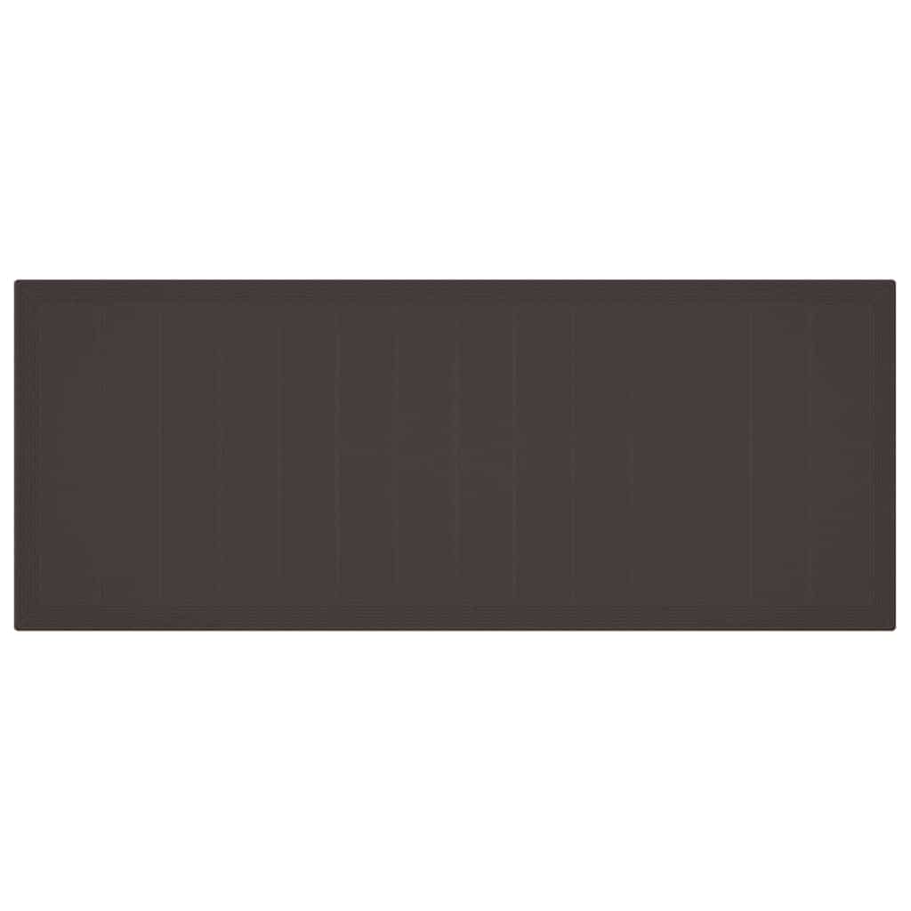 Set dining afară 9 pcs Maro 250 x 100 x 73 cm Poliratan GartenMobel Dekor