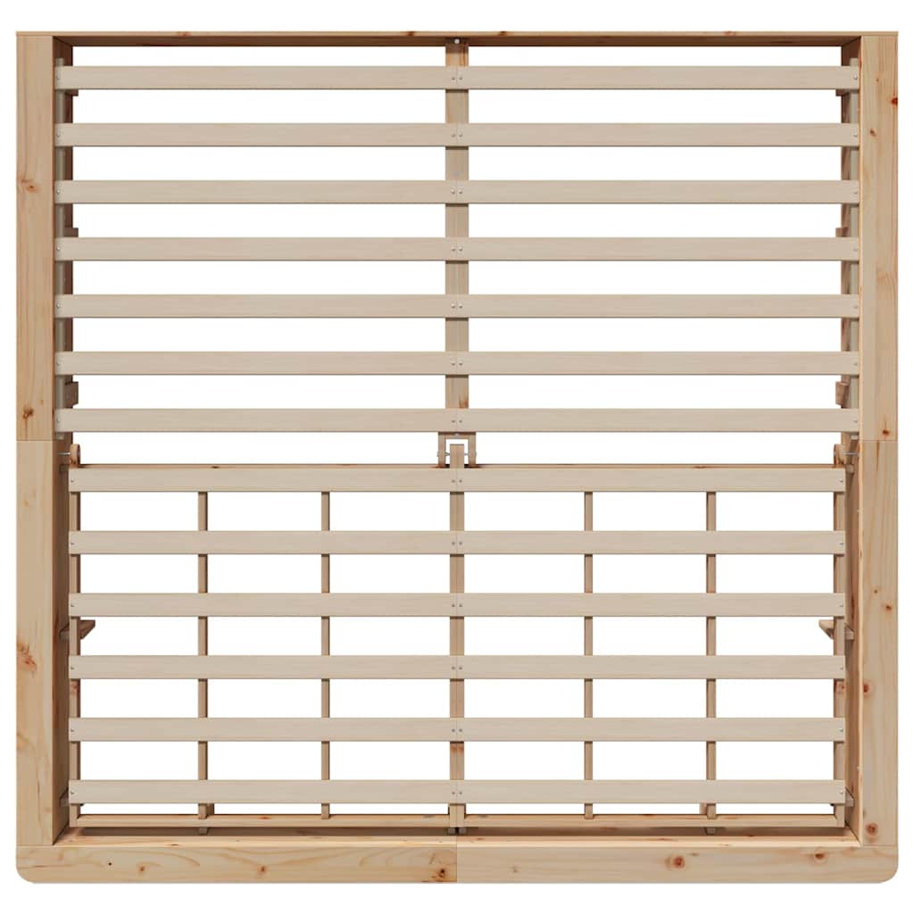 Cadru de pat cu depozitare Maro 180 x 200 cm lemn GartenMobel Dekor