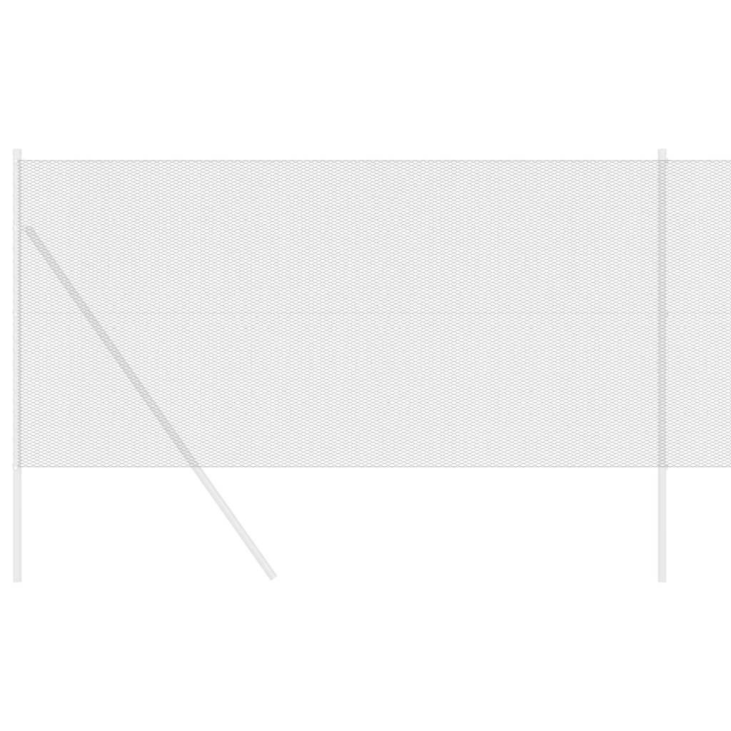 Gard Hexagonal Gri Gri 1.4 x 25 m Oțel GartenMobel Dekor