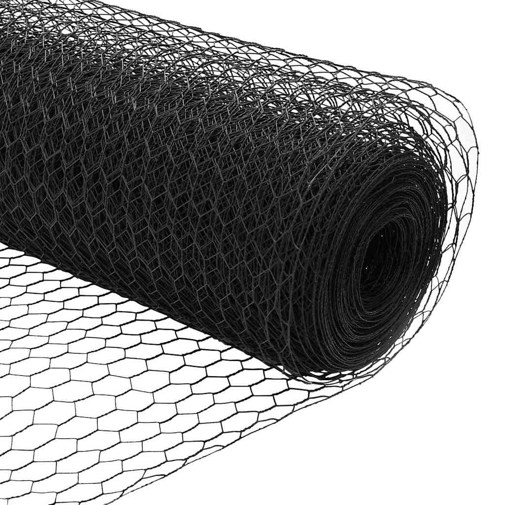 Gard Hexagonal Gri Gri 1.5 x 50 m Oțel GartenMobel Dekor