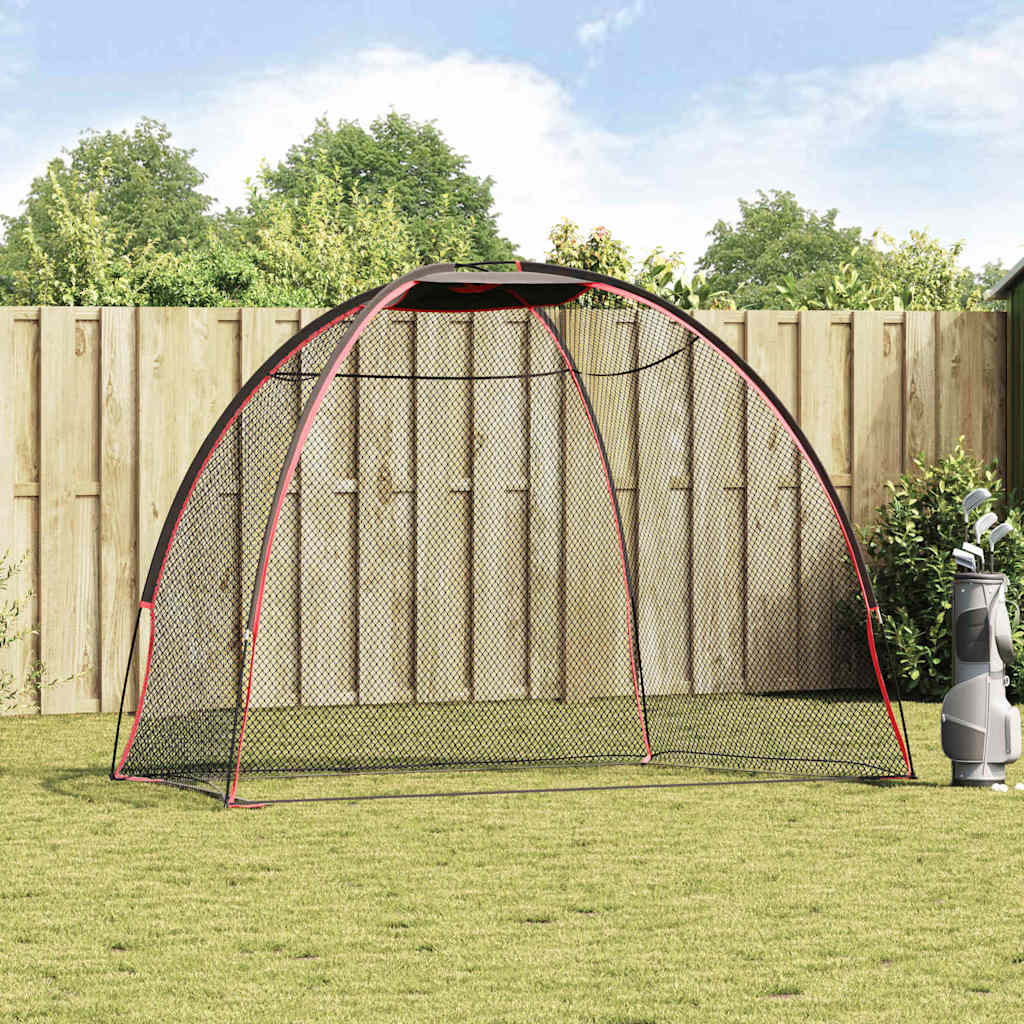 Aparate de antrenament golf Negru 314 x 150 x 206 cm Poliester GartenMobel Dekor