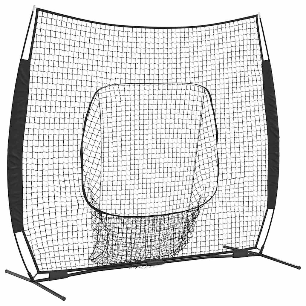 Baseball și Softball Negru 250 x 106 x 209 cm Poliester GartenMobel Dekor