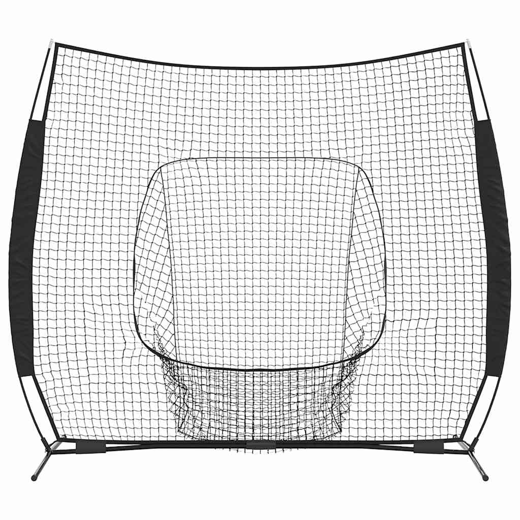 Baseball și Softball Negru 250 x 106 x 209 cm Poliester GartenMobel Dekor