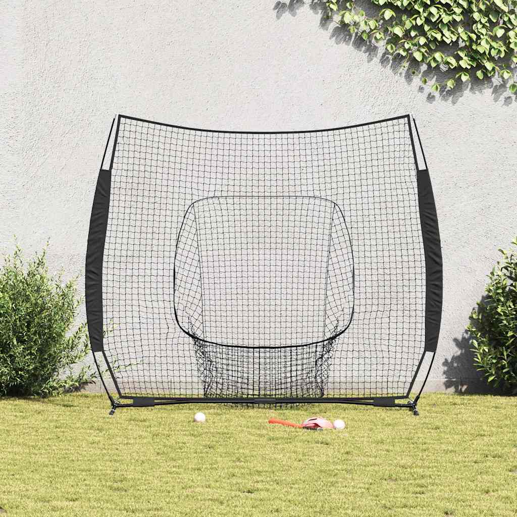 Baseball și Softball Negru 250 x 106 x 209 cm Poliester GartenMobel Dekor