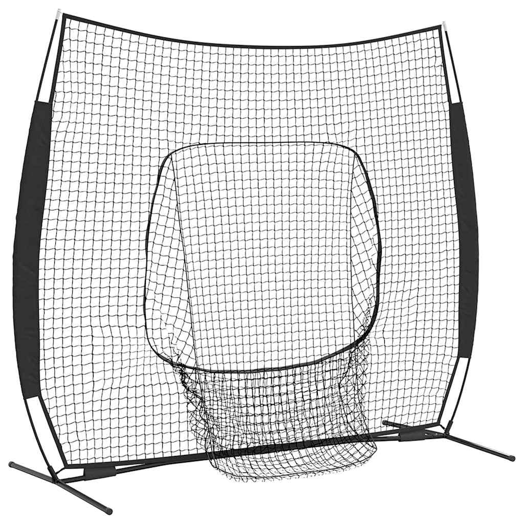 Baseball și Softball Negru 250 x 106 x 209 cm Poliester GartenMobel Dekor