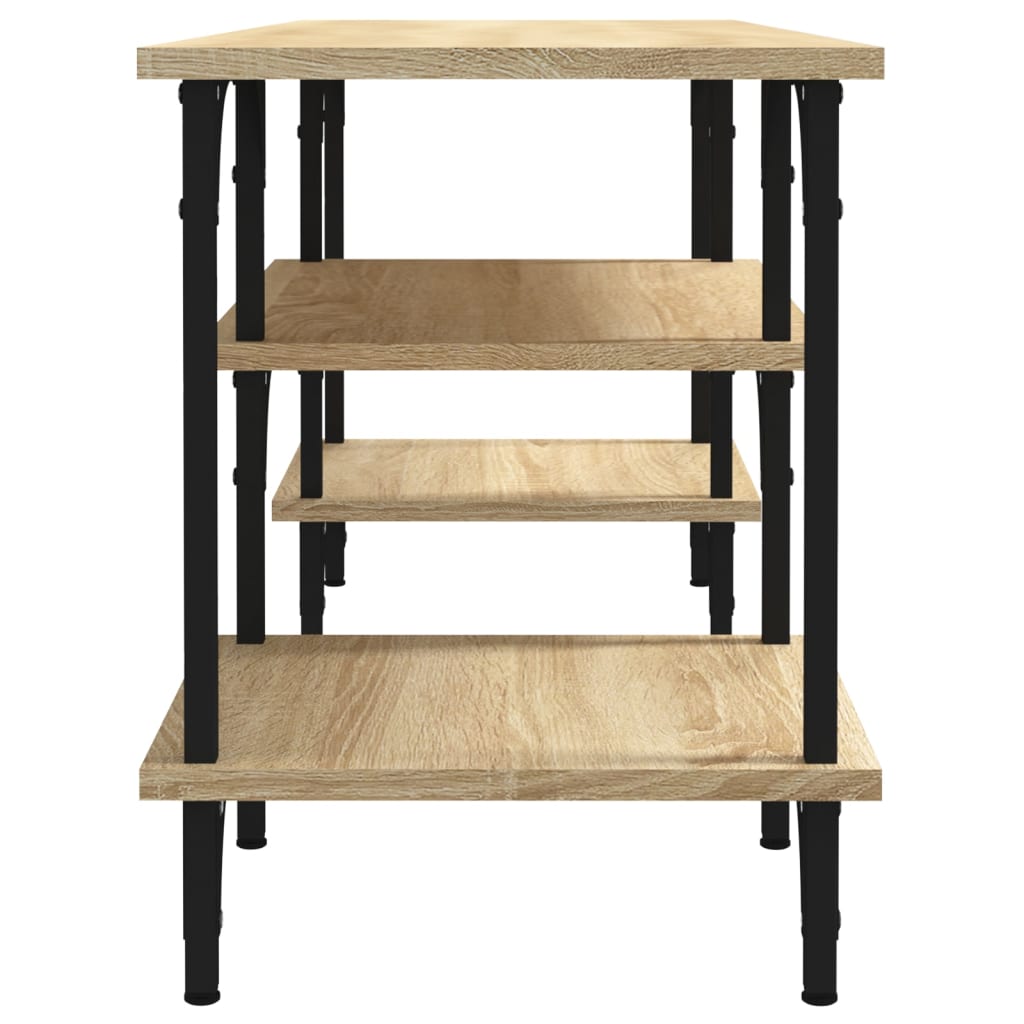 Comodă TV, stejar sonoma, 102x35x45,5 cm, lemn prelucrat GartenMobel Dekor