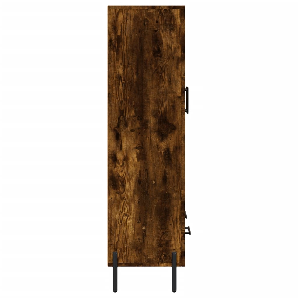 Dulap înalt, stejar afumat, 69,5x31x115 cm, lemn prelucrat GartenMobel Dekor