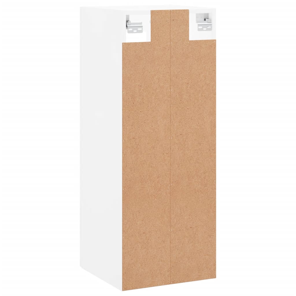 Dulap montat pe perete, alb, 34,5x34x90 cm GartenMobel Dekor