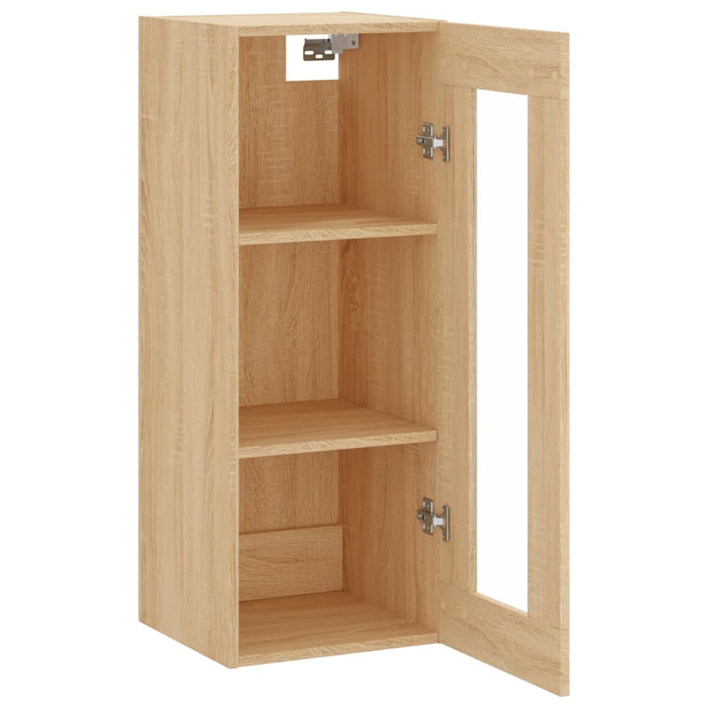 Dulap montat pe perete, stejar sonoma, 34,5x34x90 cm GartenMobel Dekor
