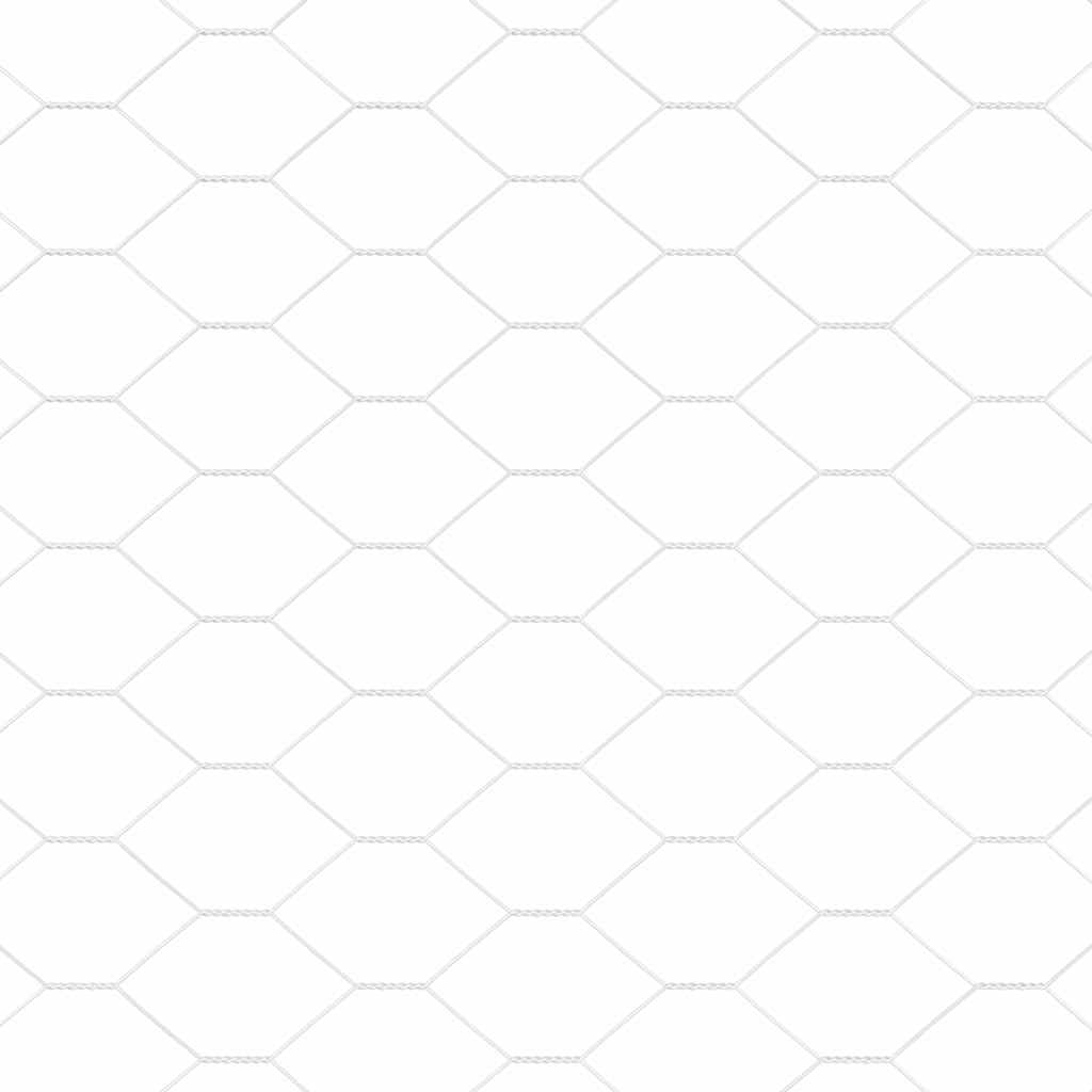 Gard Hexagonal Gri Argintiu 1.6 x 10 m Oțel galvanizat GartenMobel Dekor