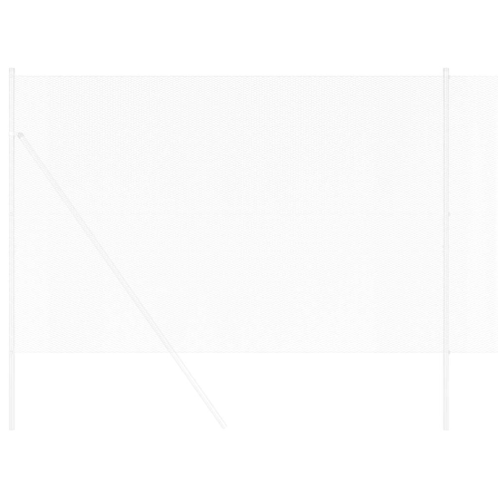 Gard Hexagonal Gri Argintiu 1.6 x 25 m Oțel galvanizat GartenMobel Dekor