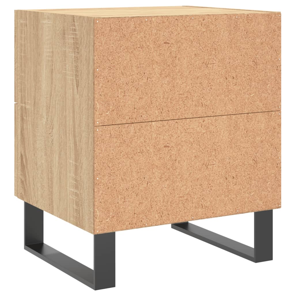 Noptiere, 2 buc., stejar sonoma, 40x35x47,5 cm, lemn compozit GartenMobel Dekor