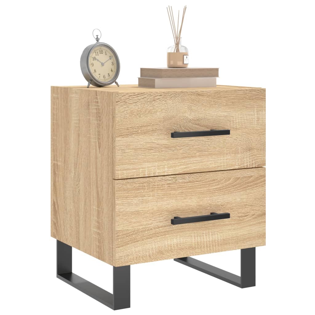 Noptiere, 2 buc., stejar sonoma, 40x35x47,5 cm, lemn compozit GartenMobel Dekor