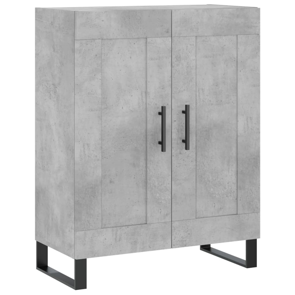 Servantă, gri beton, 69,5x34x90 cm, lemn compozit GartenMobel Dekor