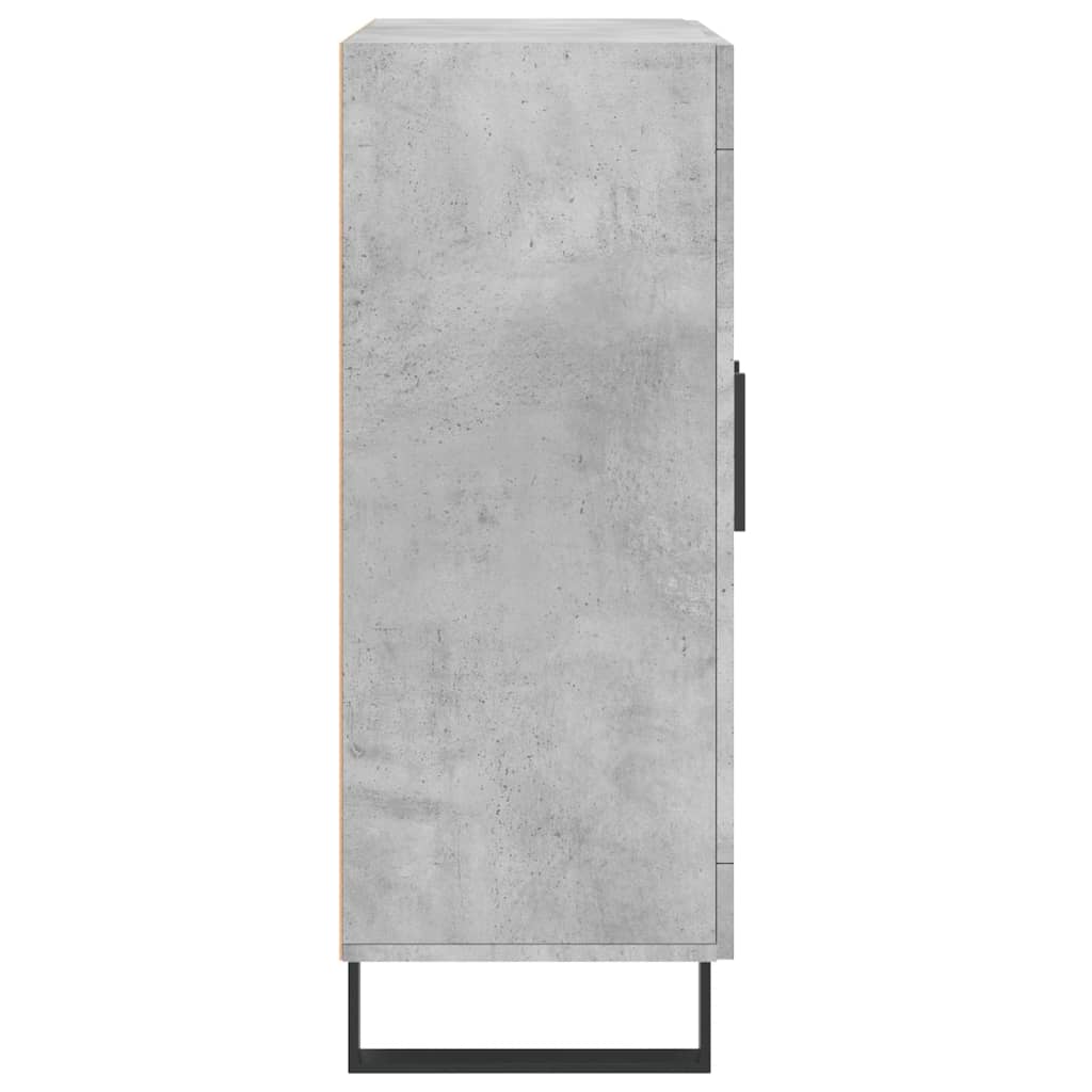 Servantă, gri beton, 69,5x34x90 cm, lemn compozit GartenMobel Dekor
