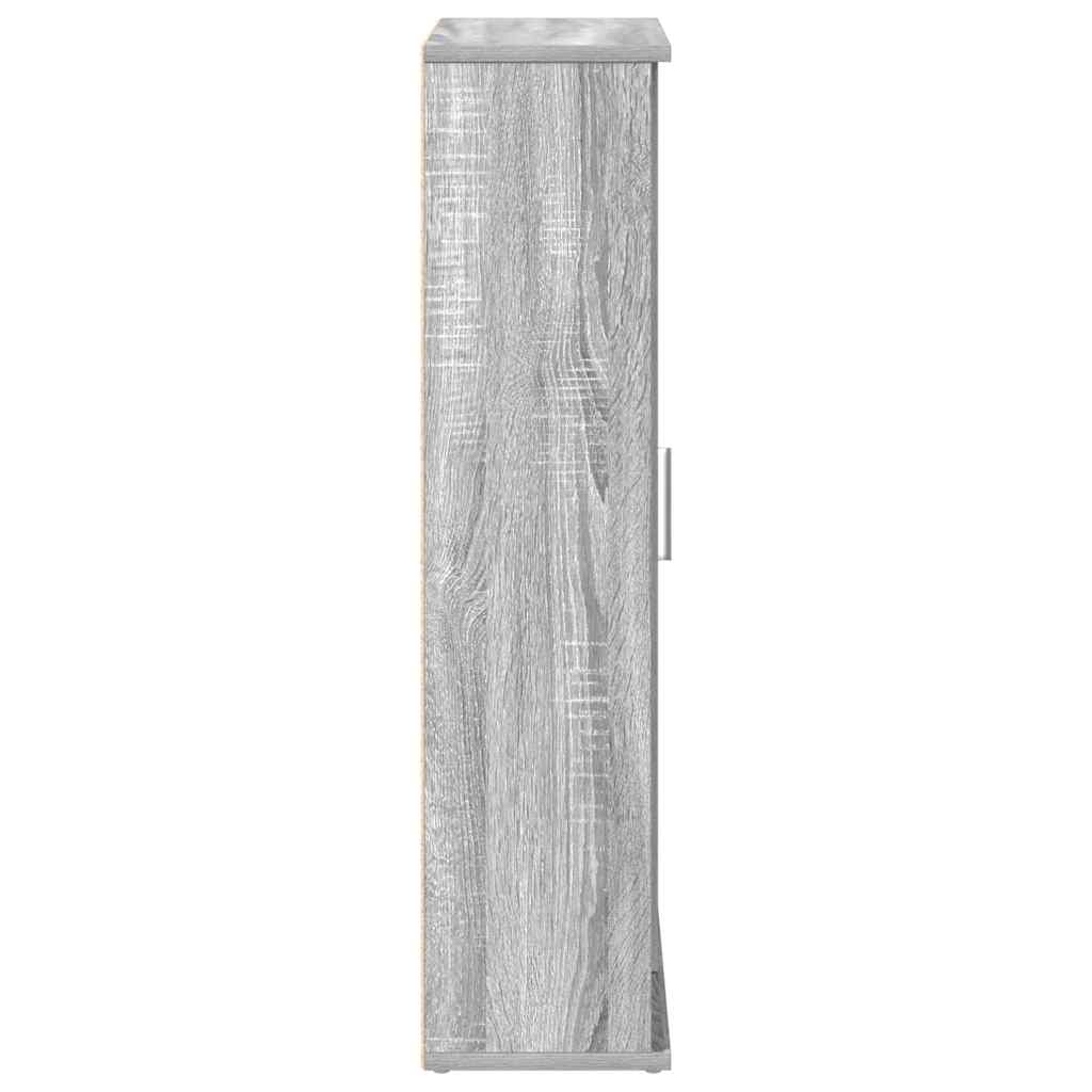 Dulap de baie cu suport role, sonoma gri, 39x22x90 cm GartenMobel Dekor