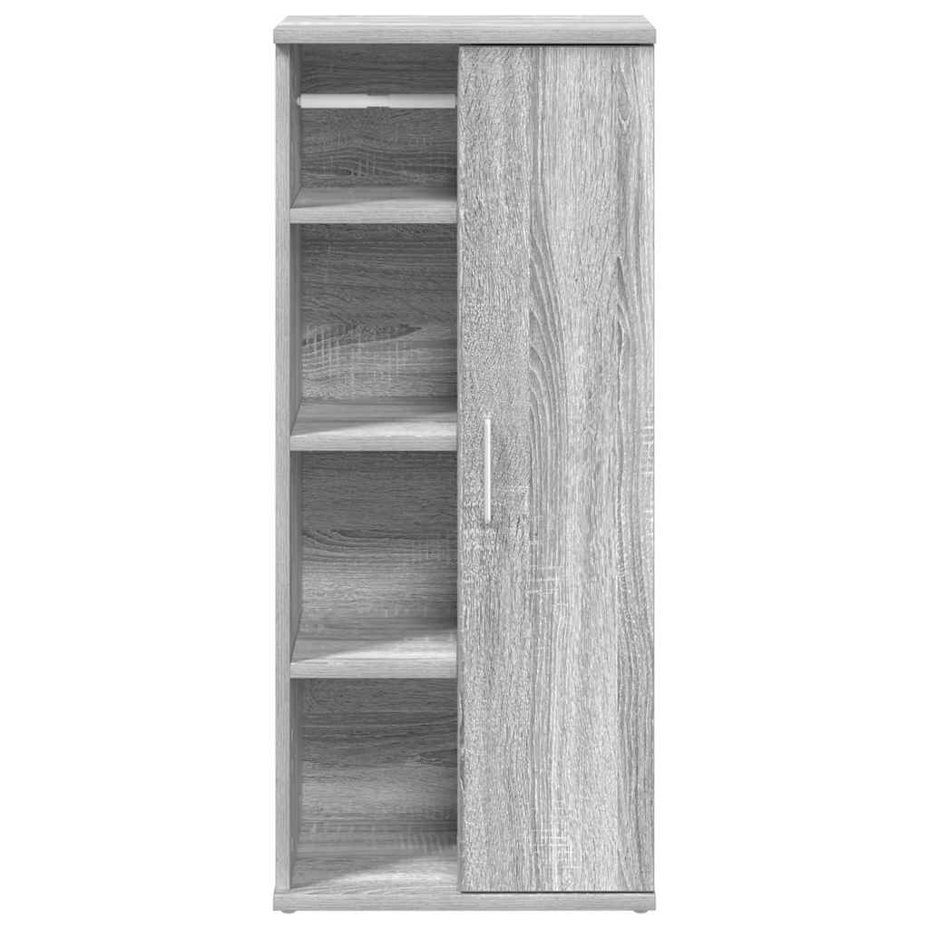 Dulap de baie cu suport role, sonoma gri, 39x22x90 cm GartenMobel Dekor