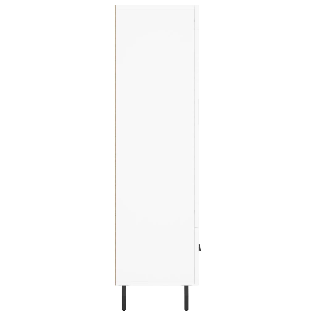 Dulap înalt, alb, 69,5x31x115 cm, lemn prelucrat GartenMobel Dekor