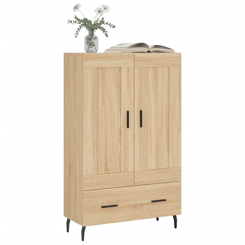 Dulap înalt, stejar Sonoma, 69,5x31x115 cm, lemn prelucrat GartenMobel Dekor