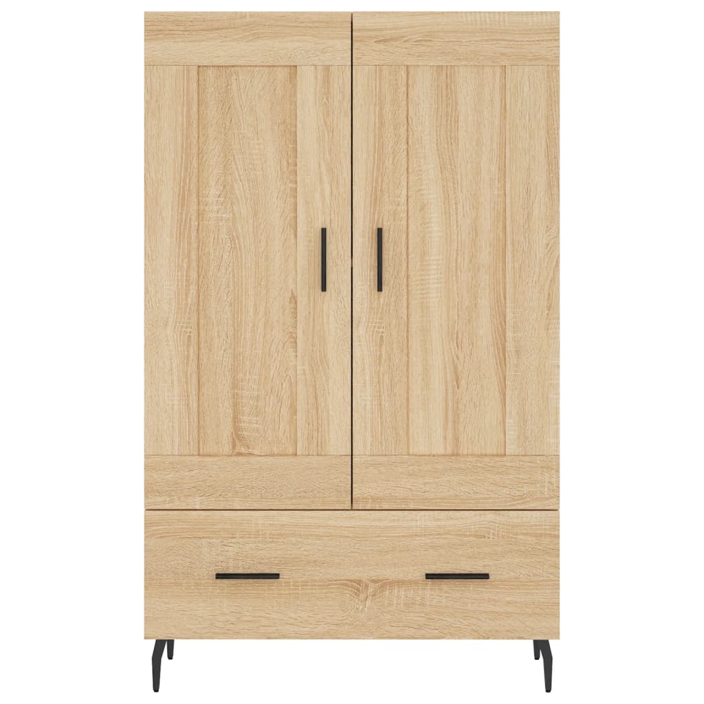 Dulap înalt, stejar Sonoma, 69,5x31x115 cm, lemn prelucrat GartenMobel Dekor