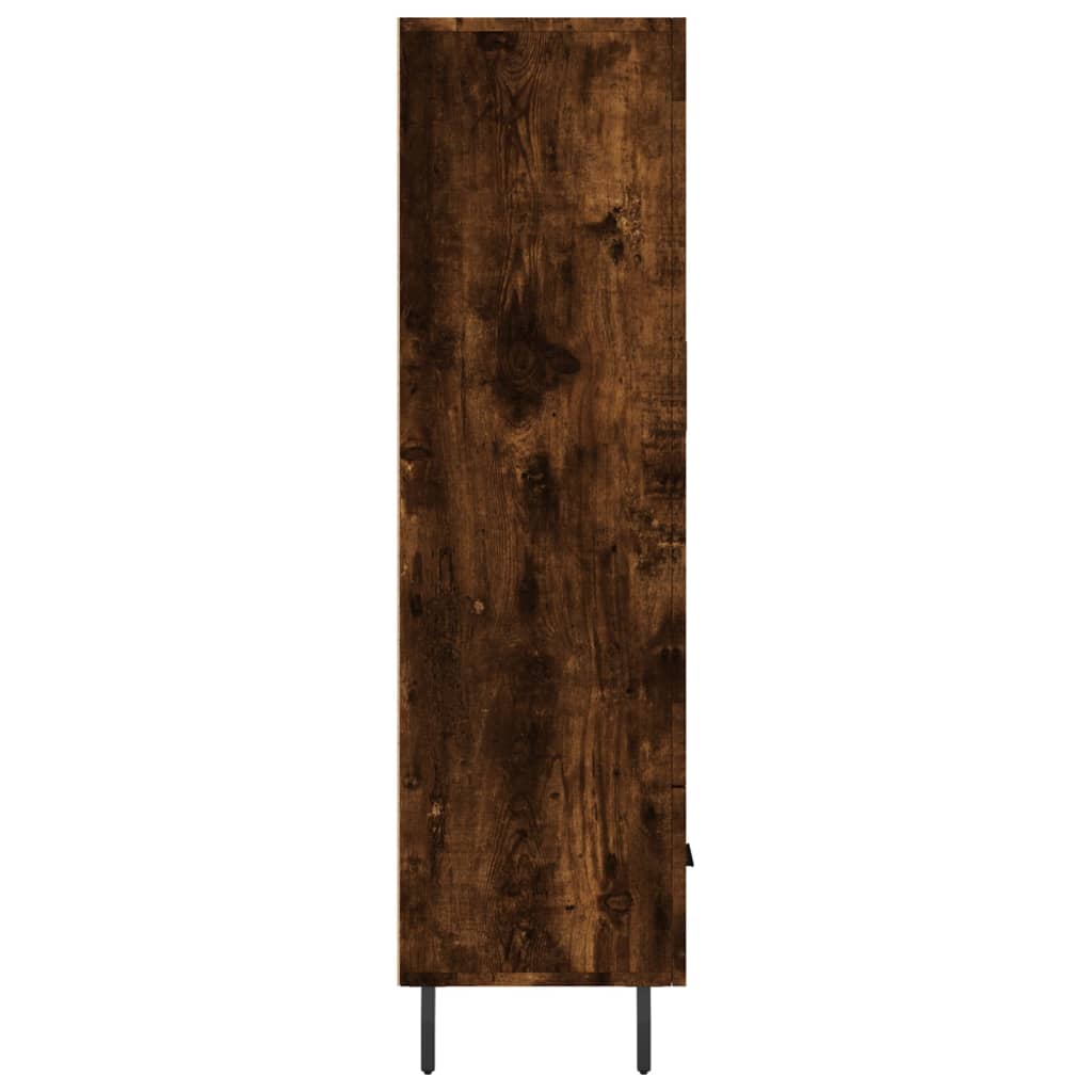Dulap înalt, stejar afumat, 69,5x31x115 cm, lemn prelucrat GartenMobel Dekor
