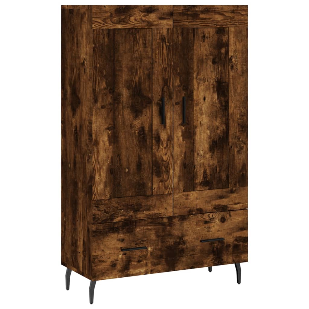 Dulap înalt, stejar afumat, 69,5x31x115 cm, lemn prelucrat GartenMobel Dekor