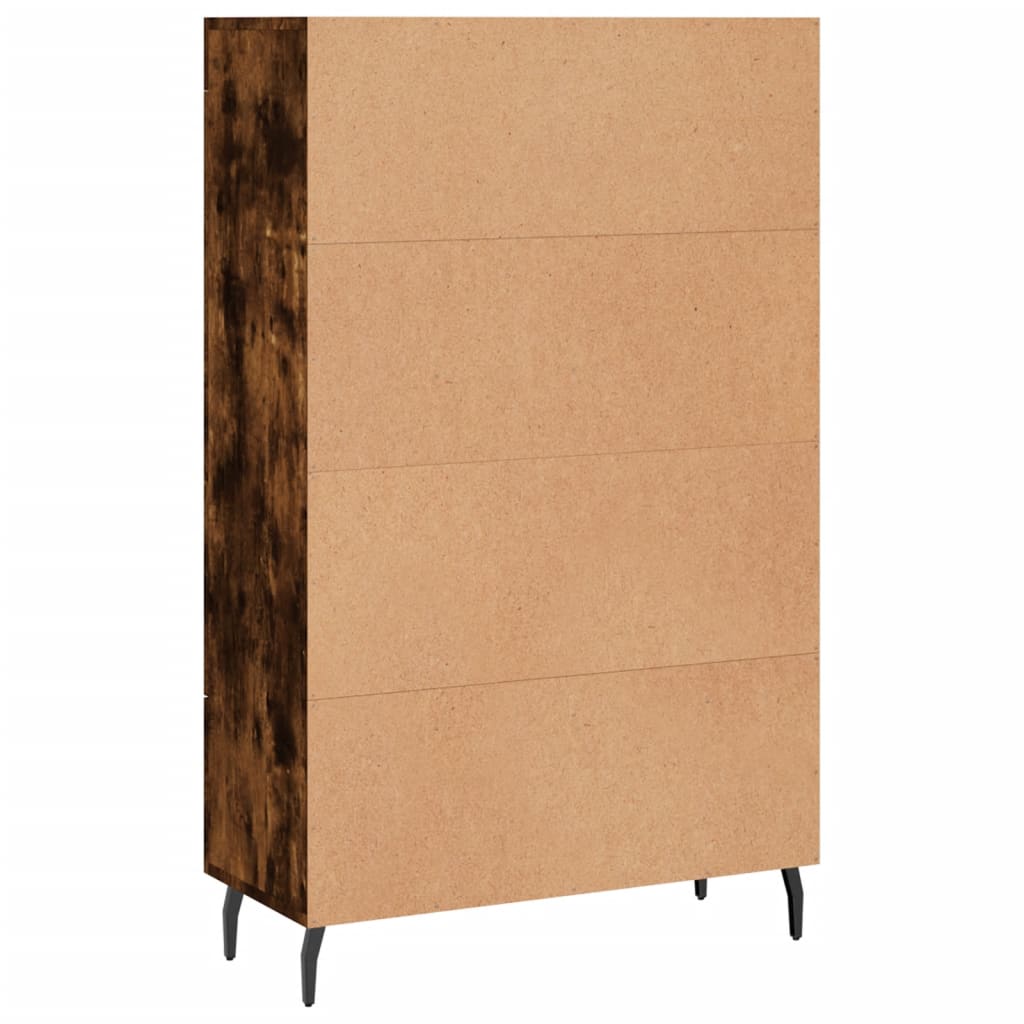 Dulap înalt, stejar afumat, 69,5x31x115 cm, lemn prelucrat GartenMobel Dekor