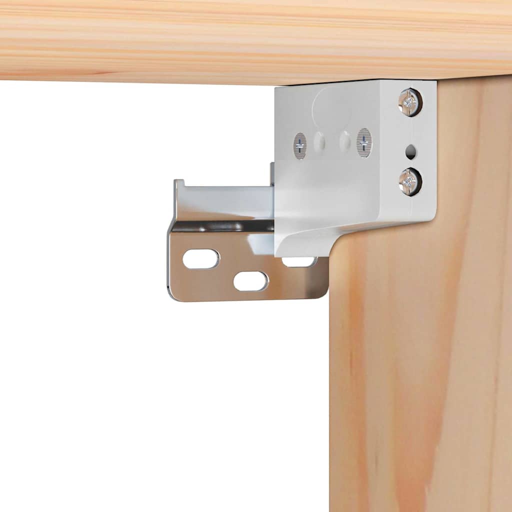 Noptieră cu sertar Pe perete Maro 38 x 36 x 29.5 cm Lemn de brad solid GartenMobel Dekor