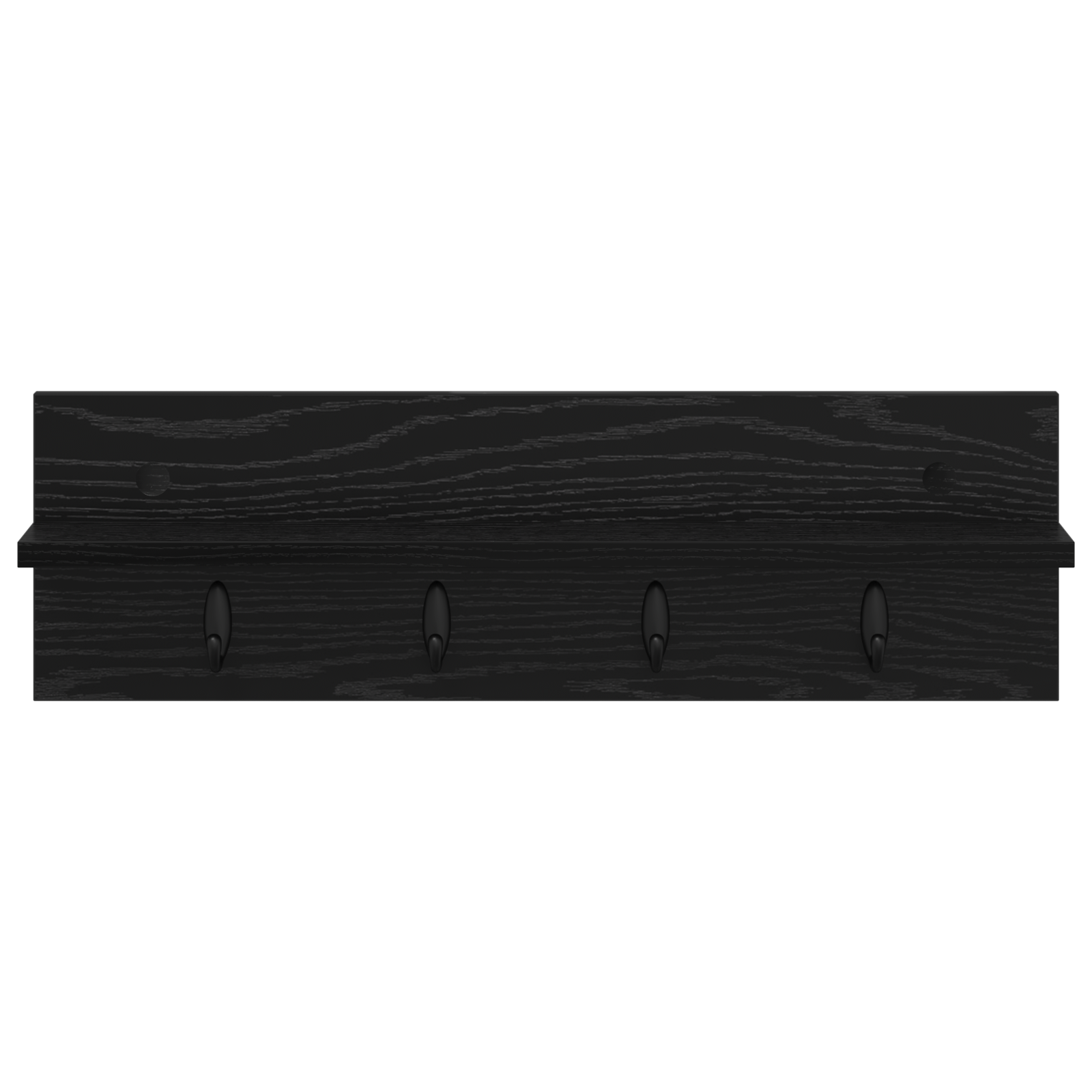 Răcător de paltoane montat pe perete cu raft Pe perete Stejar negru GartenMobel Dekor