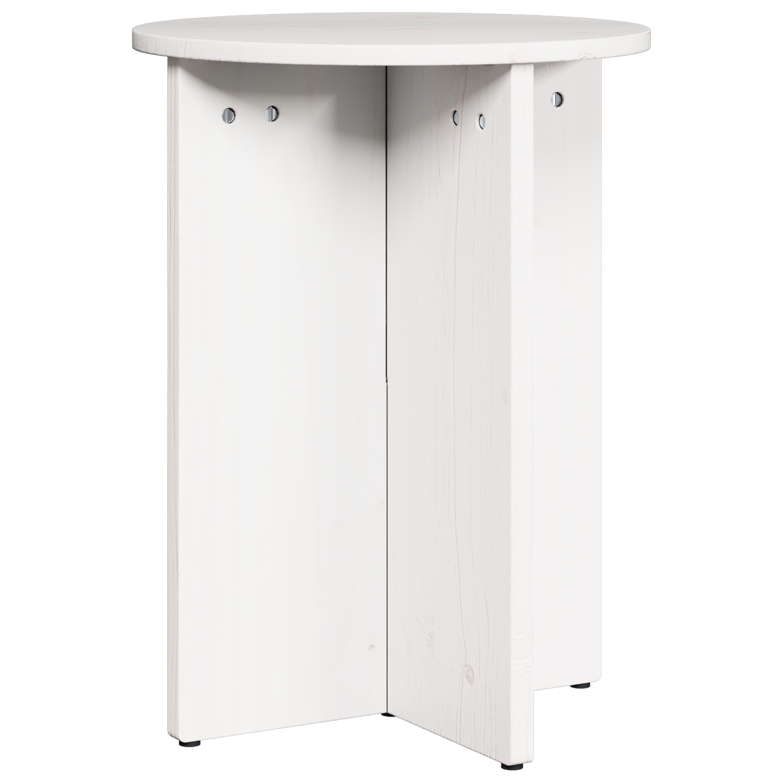 Set de măsuțe de cafea 2 pcs Alb 41.5 x 41.5 x 41 cm GartenMobel Dekor