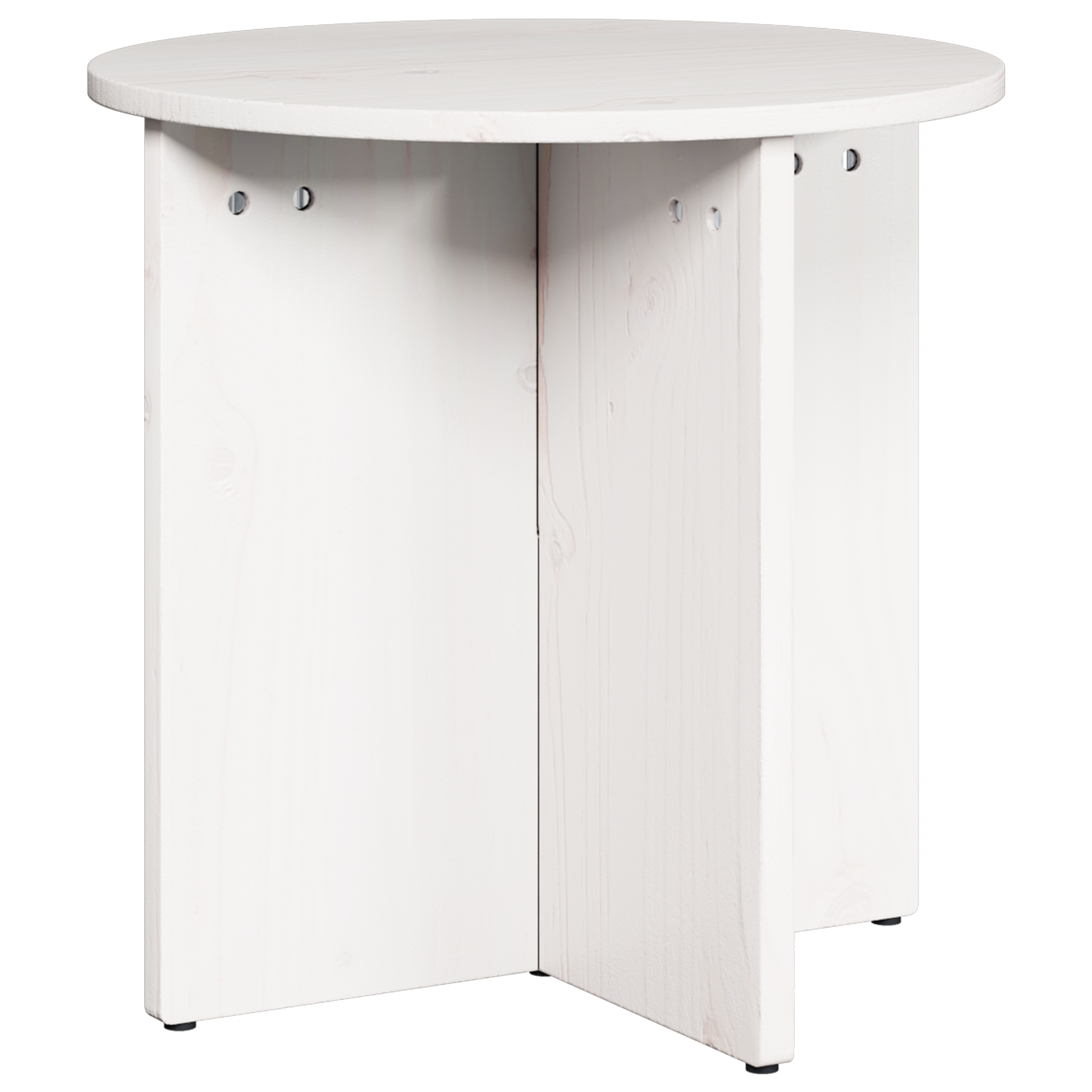 Set de măsuțe de cafea 2 pcs Alb 41.5 x 41.5 x 41 cm GartenMobel Dekor