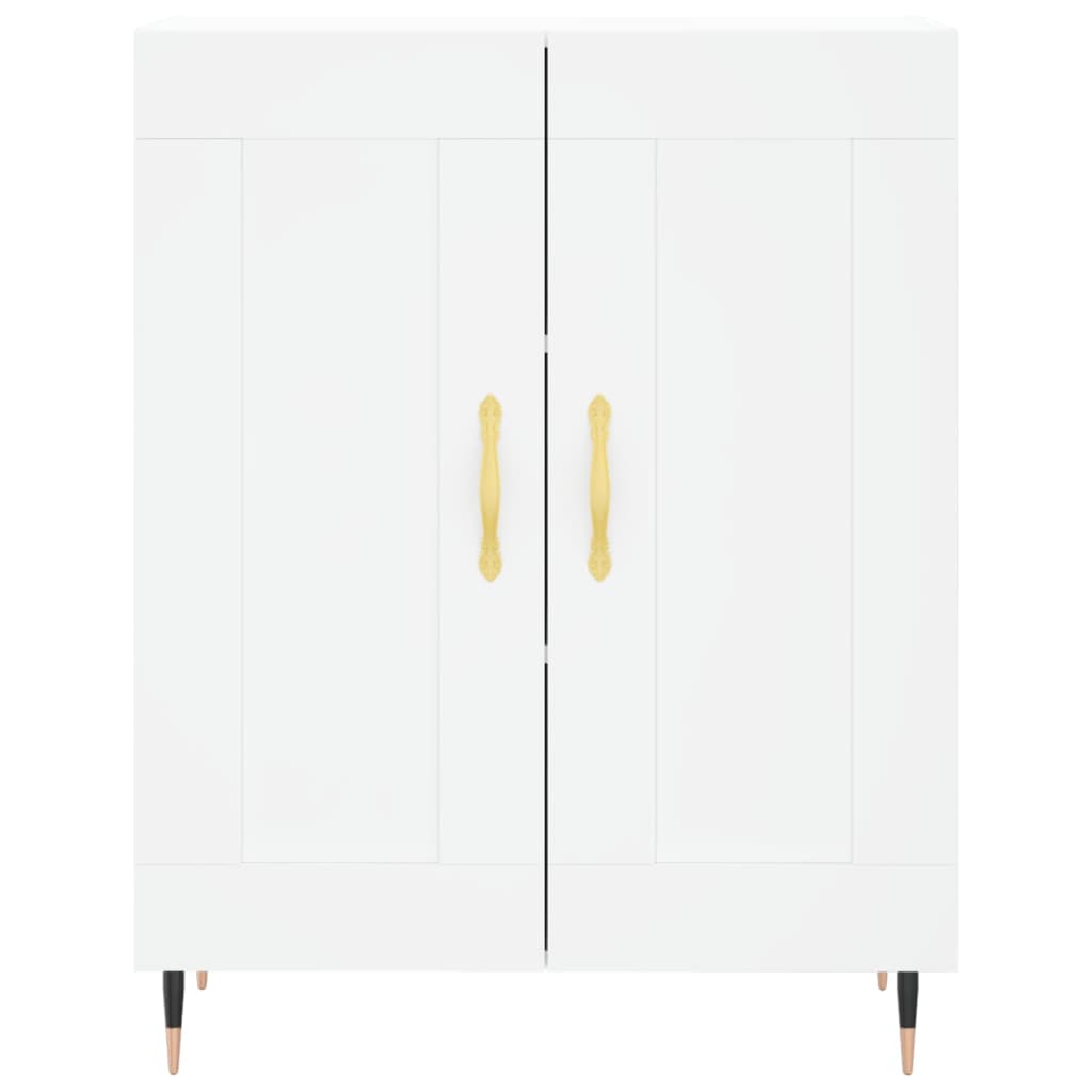 Dulap înalt, alb, 69,5x34x180 cm, lemn compozit GartenMobel Dekor