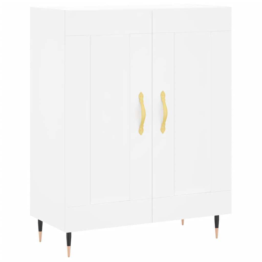 Dulap înalt, alb, 69,5x34x180 cm, lemn compozit GartenMobel Dekor