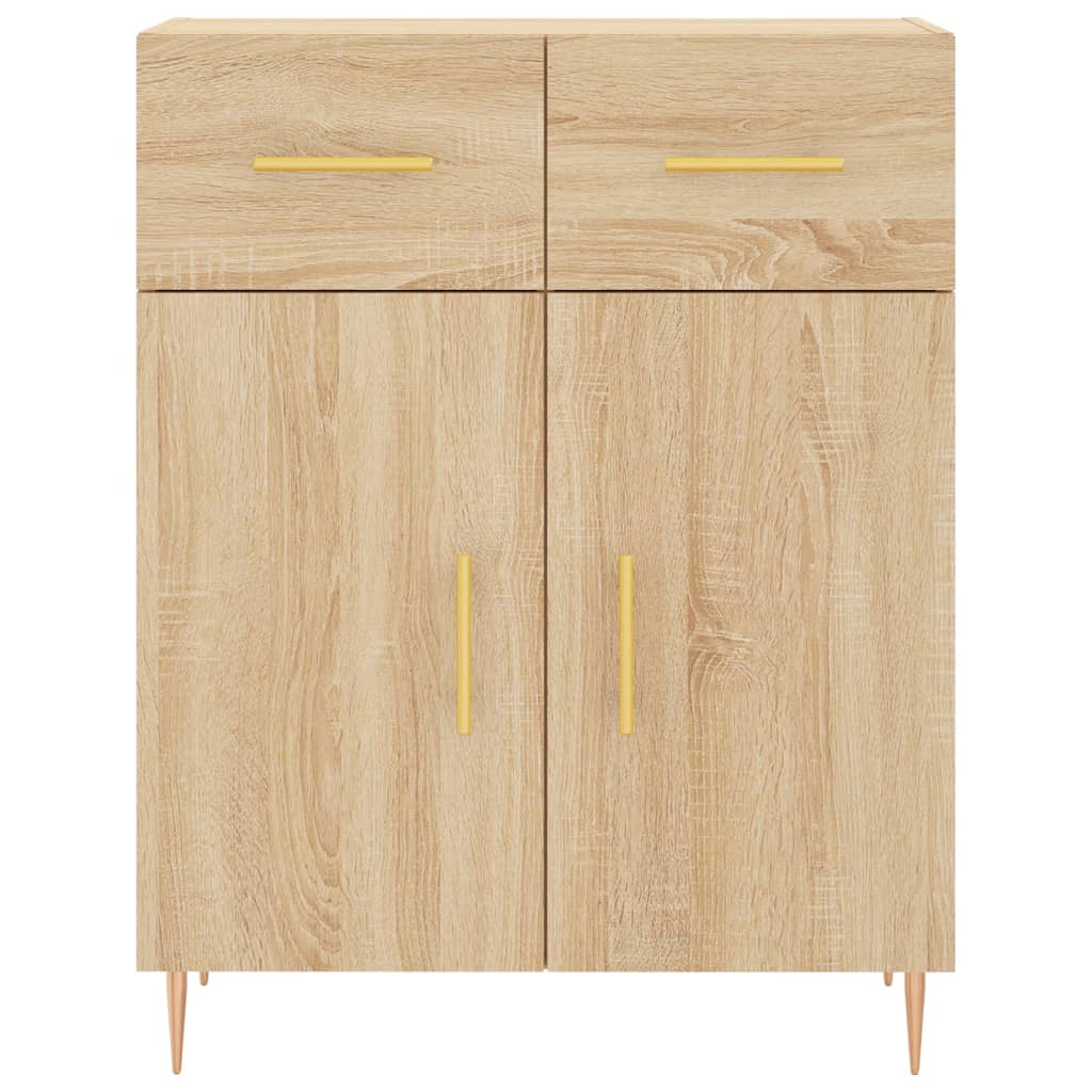 Dulap înalt, stejar sonoma, 69,5x34x180 cm, lemn compozit GartenMobel Dekor