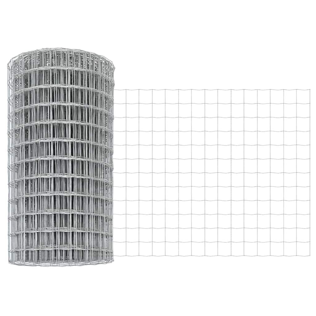 Gard cu stâlpi Gri 0.4 x 25 m GartenMobel Dekor