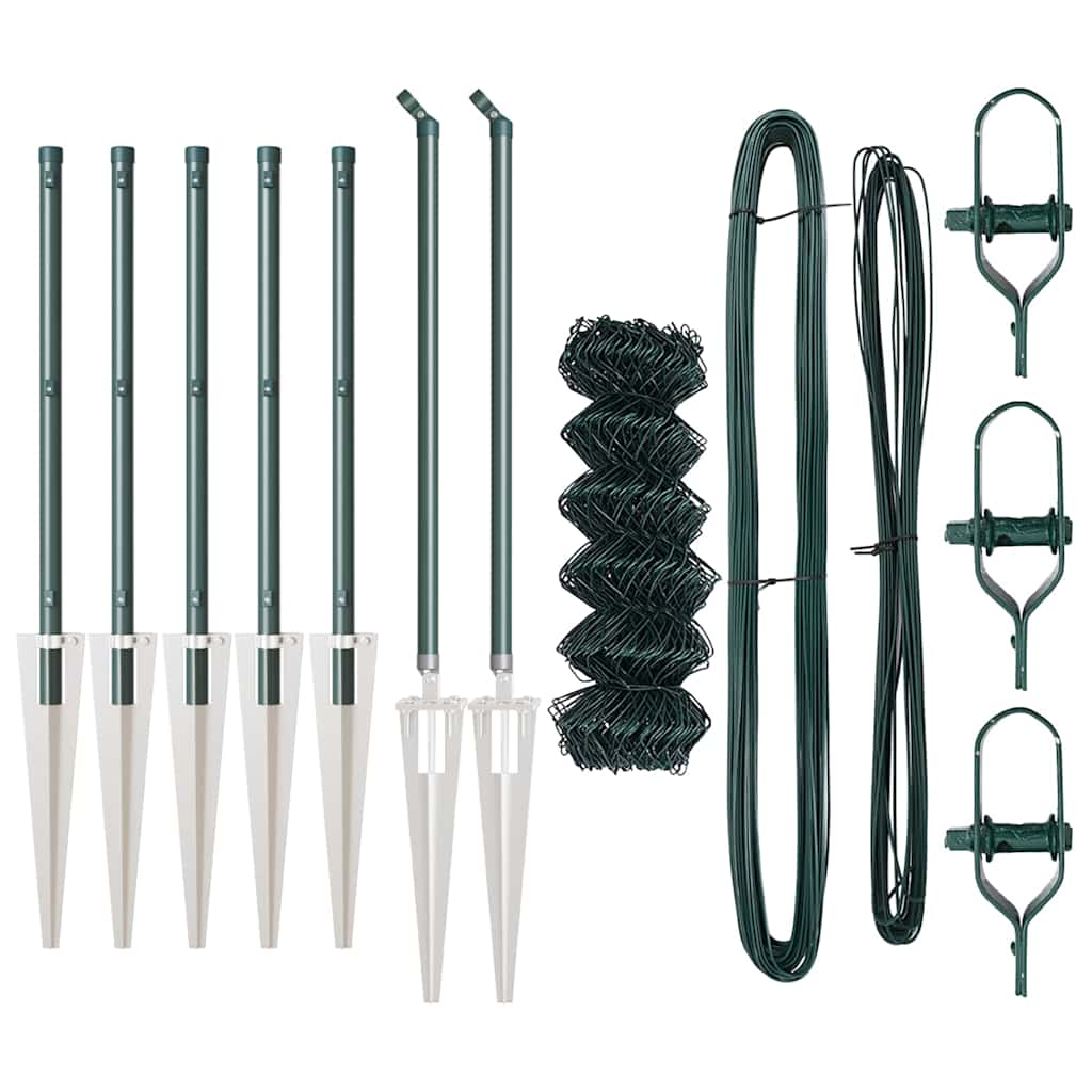 Set de Stâlpi de Gard Verde 0.4 x 10 m GartenMobel Dekor